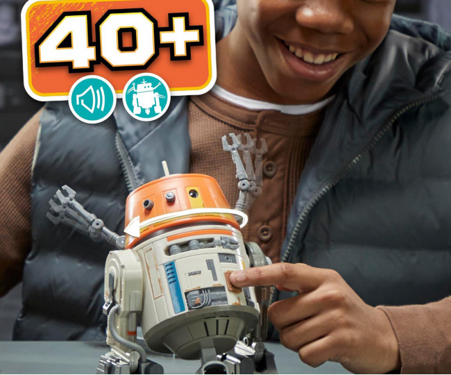 Інтерактивна іграшка Hasbro Chatter Back Chopper Star Wars з звуковими та руховими комбінаціями